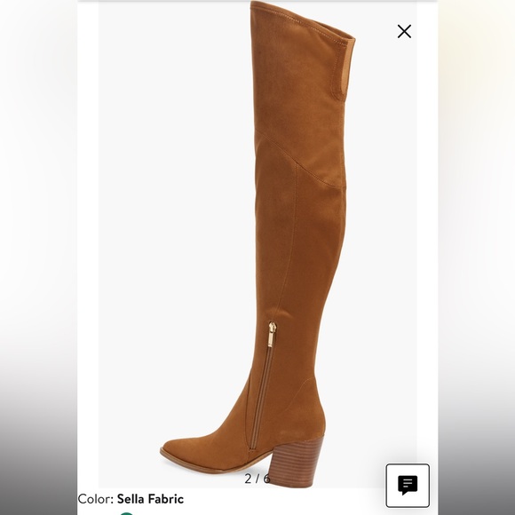 NWOT Marc Fisher Cathi pointed toe over the knee boots - Picture 2 of 6